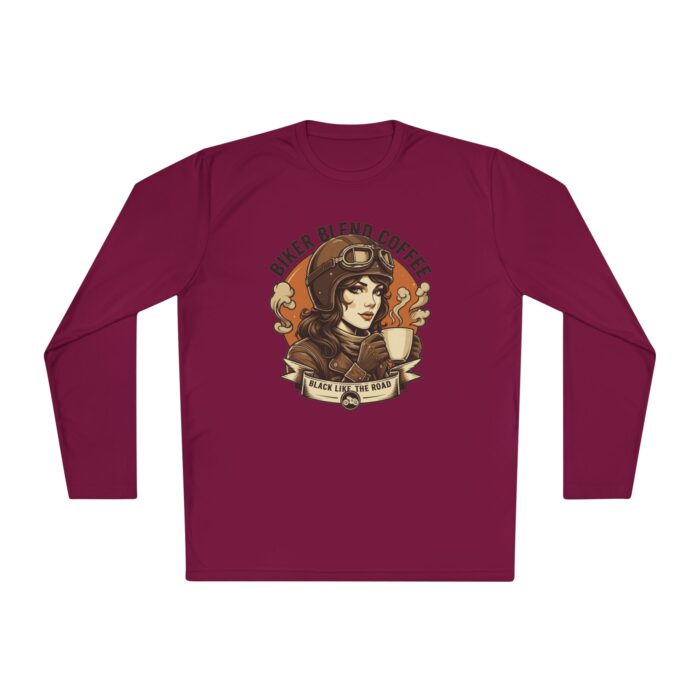 Bike blend coffee Unisex Lightweight Long Sleeve Tee - Image 33