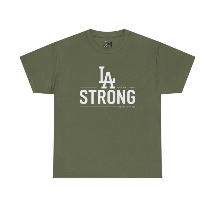 LA Strong Unisex Heavy Cotton Tee - Image 9