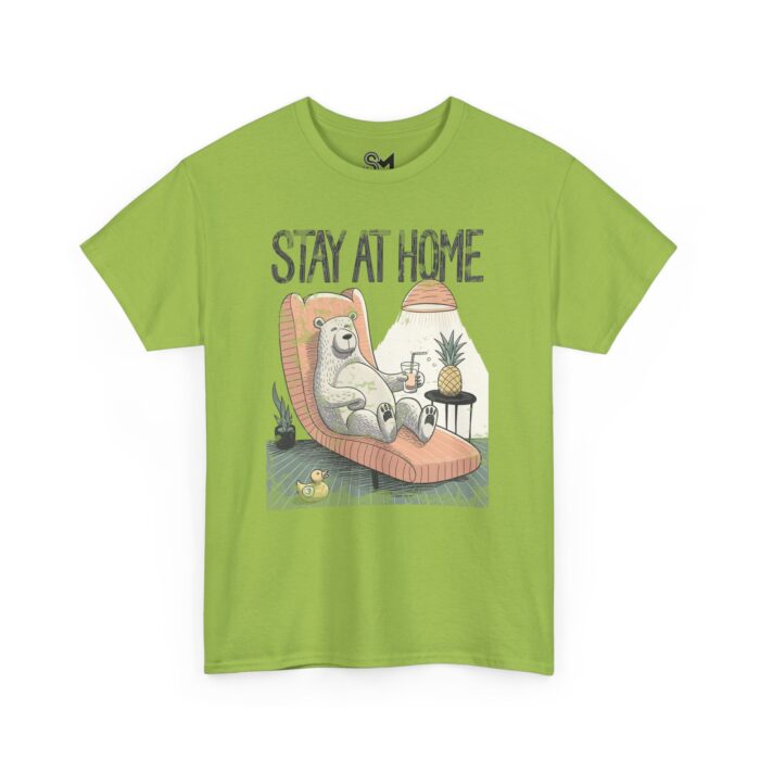 Stay at home Unisex Heavy Cotton Tee - Image 23