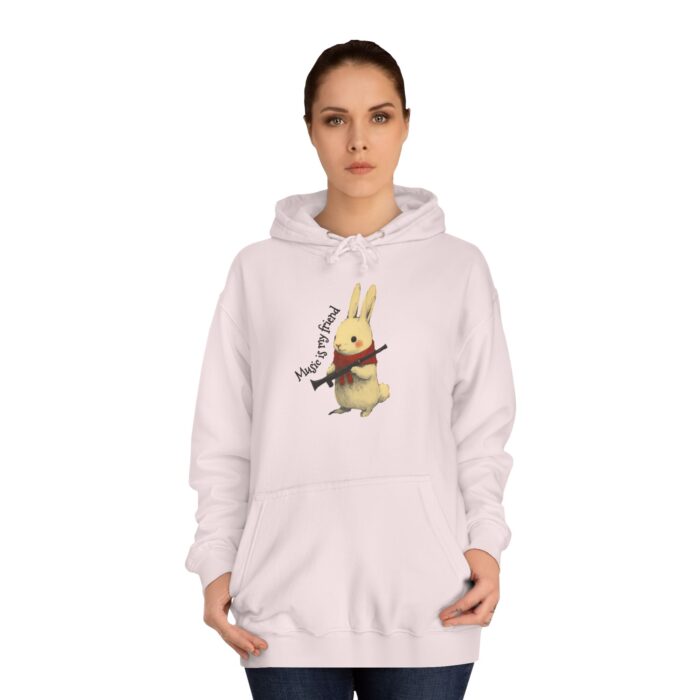 Music is my friend Unisex College Hoodie - Image 12