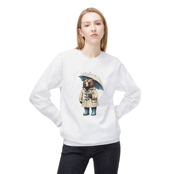 Singing in the rain Unisex Midweight Softstyle Fleece Crewneck Sweatshirt - Image 3