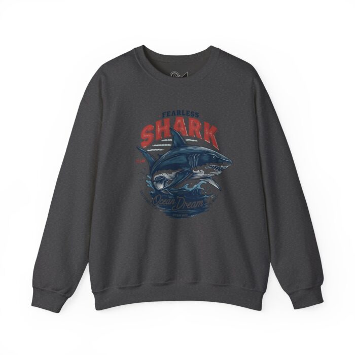 Fearless shark Unisex Heavy Blend™ Crewneck Sweatshirt - Image 21