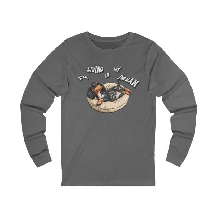 Living in my dream Unisex Jersey Long Sleeve Tee - Image 3