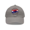 Korean Flag Hat with Leather Patch (Round)