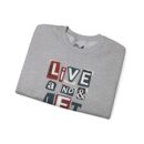 Live and let go Unisex Heavy Blend™ Crewneck Sweatshirt