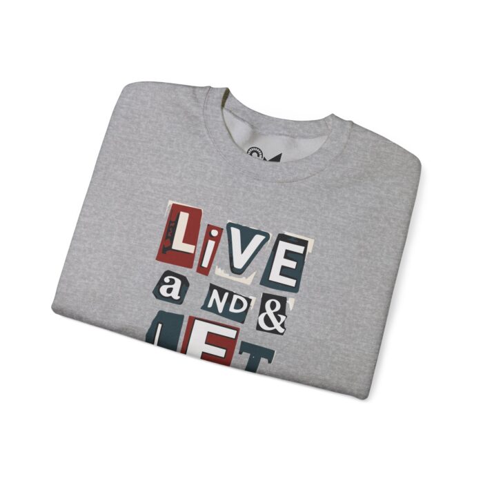 Live and let go Unisex Heavy Blend™ Crewneck Sweatshirt - Image 15