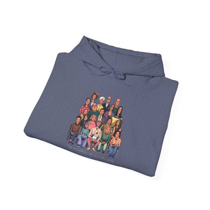 Definitely not my family photo Unisex Heavy Blend™ Hooded Sweatshirt - Image 36