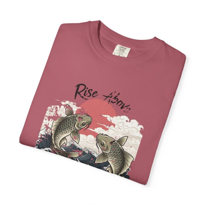 Rise above Unisex Garment-Dyed T-shirt - Image 47