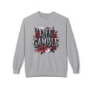 Life is a gamble Unisex Midweight Softstyle Fleece Crewneck Sweatshirt
