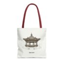 Traditional Korean pavilion Tote Bag (AOP)