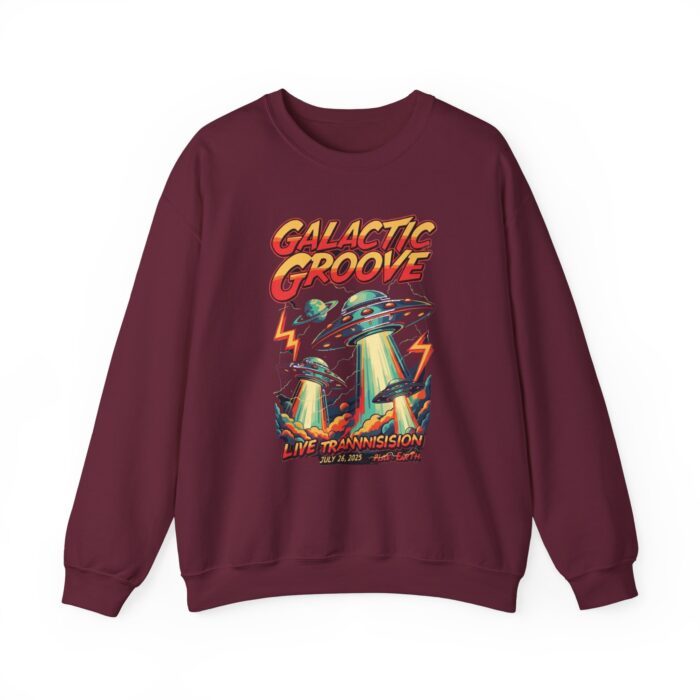 Galactic grooveUnisex Heavy Blend™ Crewneck Sweatshirt - Image 5