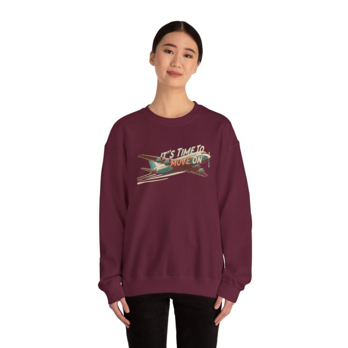 It's time to move on Unisex Heavy Blend™ Crewneck Sweatshirt - Image 8