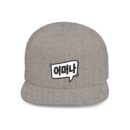 Oh my goodness Korean Language Flat Bill Snapback Hat - Trendy Street Style Cap