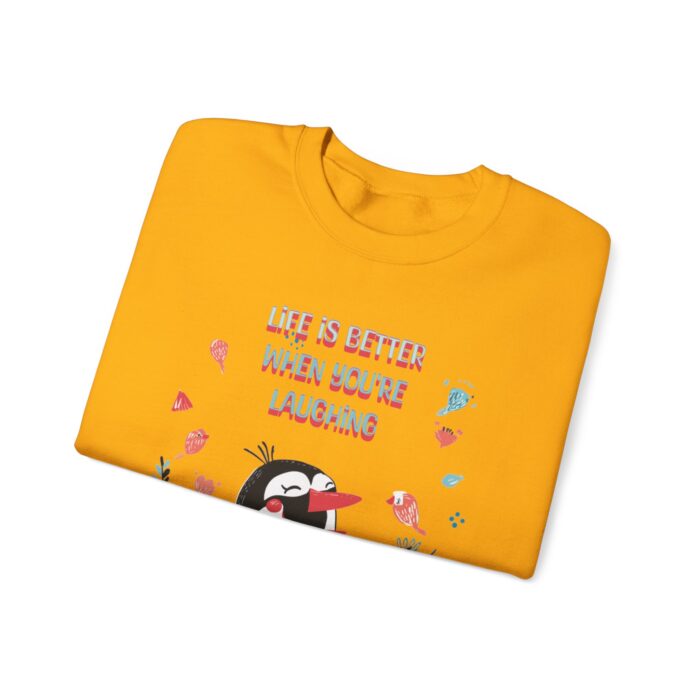 Life is better when you're laughing Unisex Heavy Blend™ Crewneck Sweatshirt - Image 15