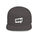 Oh my goodness Korean Language Flat Bill Snapback Hat - Trendy Street Style Cap