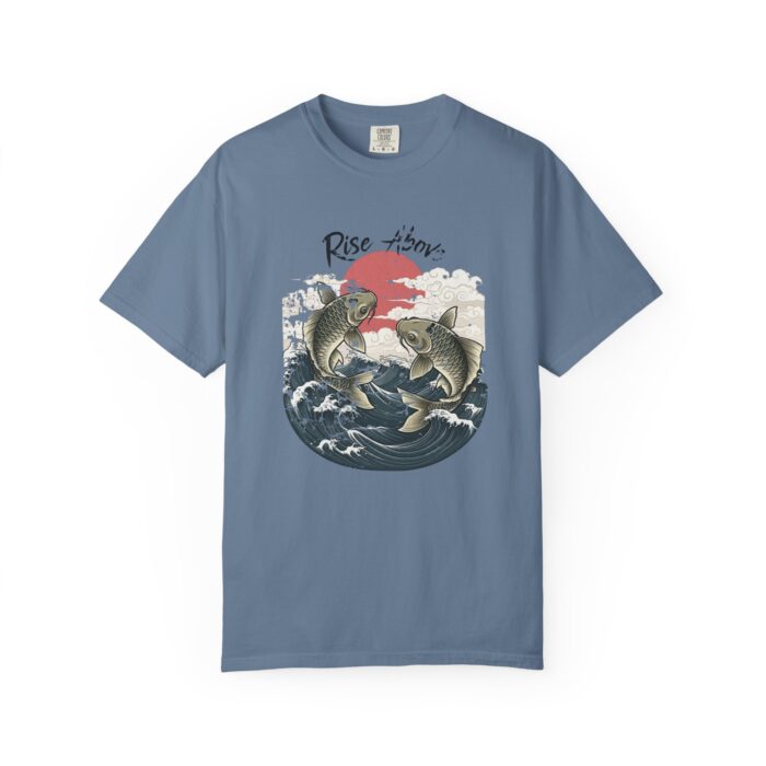 Rise above Unisex Garment-Dyed T-shirt - Image 29
