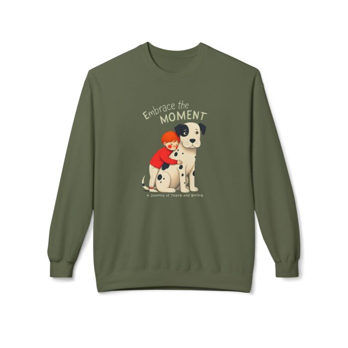 Embrace the moments2 Unisex Midweight Softstyle Fleece Crewneck Sweatshirt - Image 17