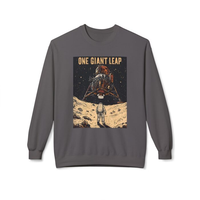 One giant leap Unisex Midweight Softstyle Fleece Crewneck Sweatshirt - Image 17