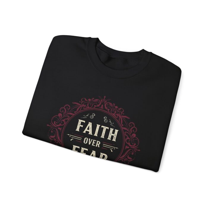 Faith over fear Unisex Heavy Blend™ Crewneck Sweatshirt - Image 3