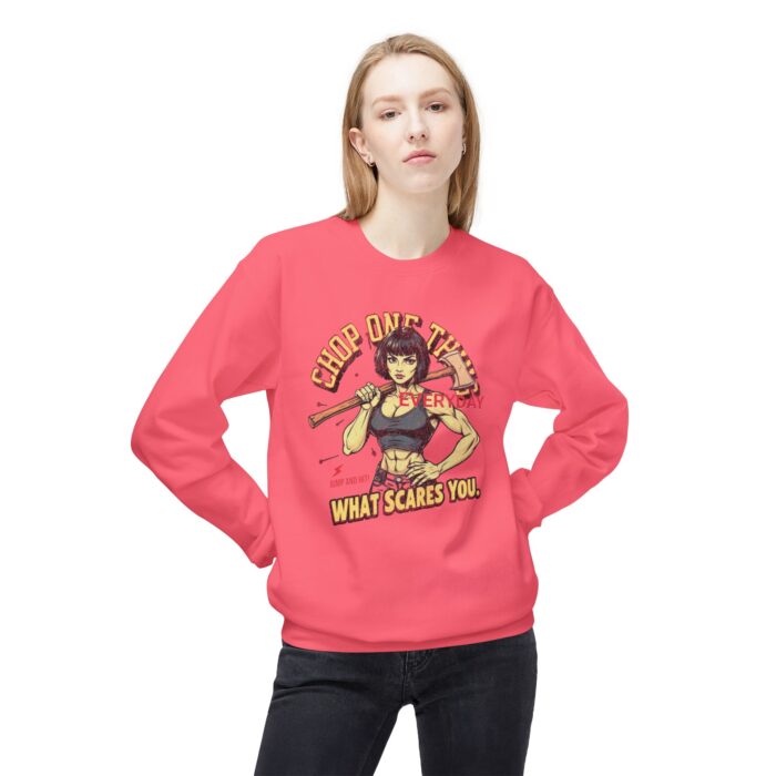 CHOP ONE THING Unisex Midweight Softstyle Fleece Crewneck Sweatshirt - Image 31