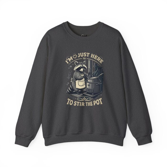 I am just here Unisex Heavy Blend™ Crewneck Sweatshirt - Image 13