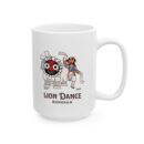 Lion dance Ceramic Mug, (11oz, 15oz)