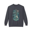 Blues night Unisex Midweight Softstyle Fleece Crewneck Sweatshirt