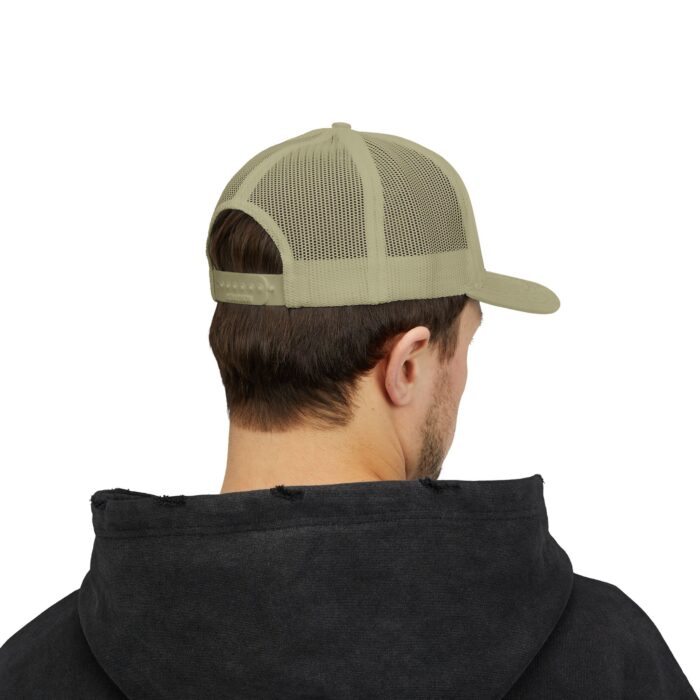 I'm a badass Vibrant Korean Script Snapback Trucker Cap – Trendy Hat for Casual Outings - Image 20
