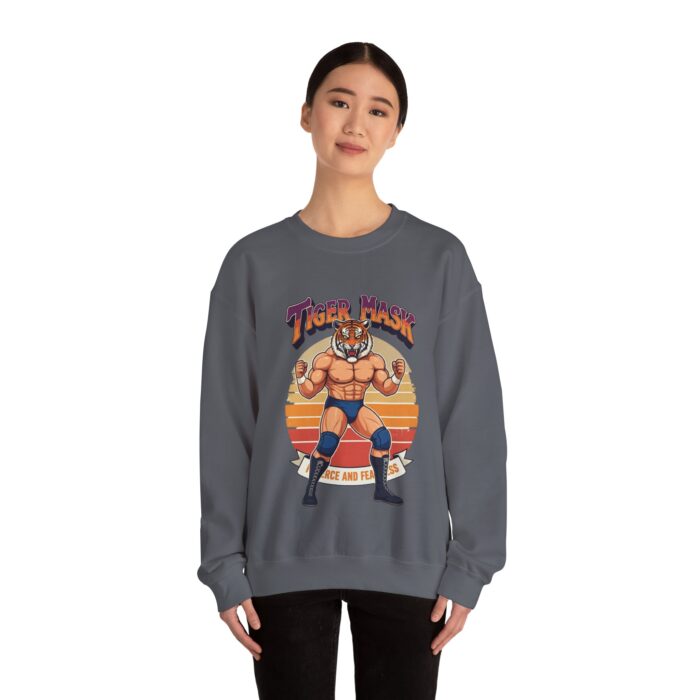 Tiger Mask Unisex Heavy Blend™ Crewneck Sweatshirt - Image 28