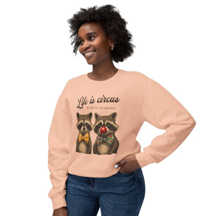 Life is circus Unisex Lightweight Crewneck Sweatshirt - Image 11