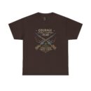 Courage is built through fear Unisex Heavy Cotton Tee