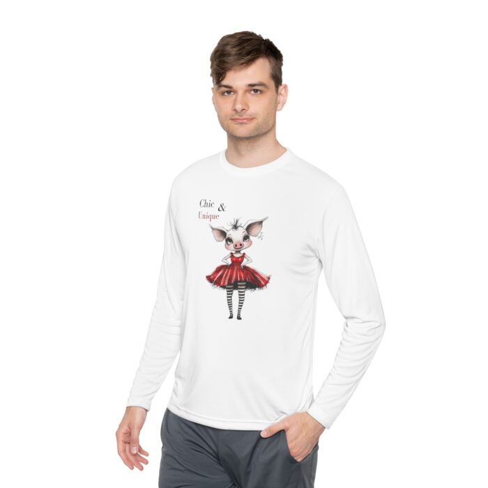 Chick & Unique Unisex Lightweight Long Sleeve Tee - Image 3