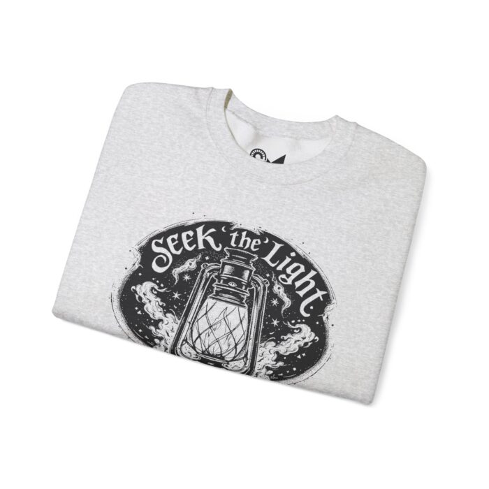 Seek the light Unisex Heavy Blend™ Crewneck Sweatshirt - Image 3