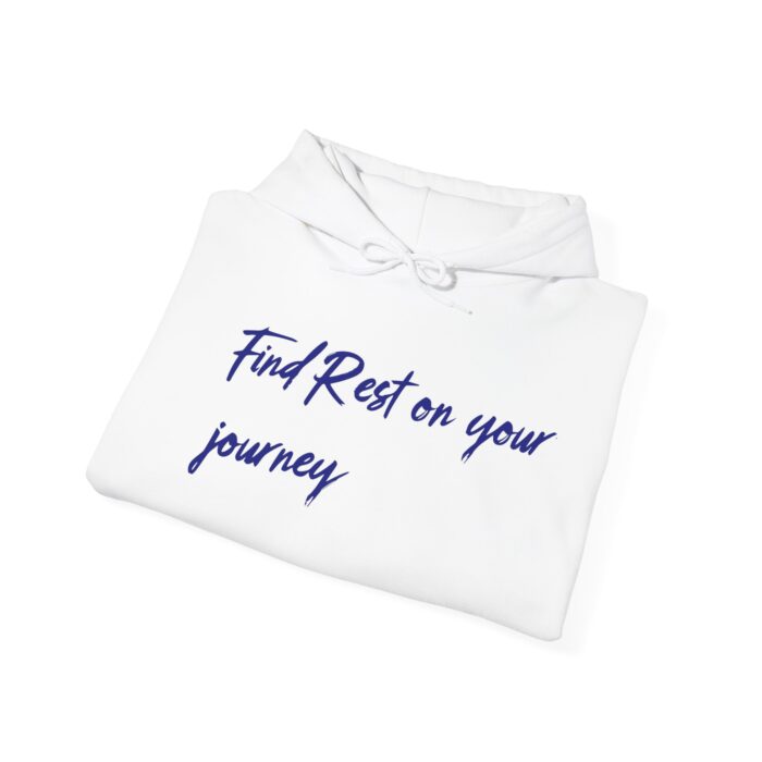 Find Rest on the Journey Unisex Heavy Blend™ Hooded Sweatshirt - Image 4