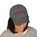 Korea Gangwondo Distressed Dad Hat with Embroidery