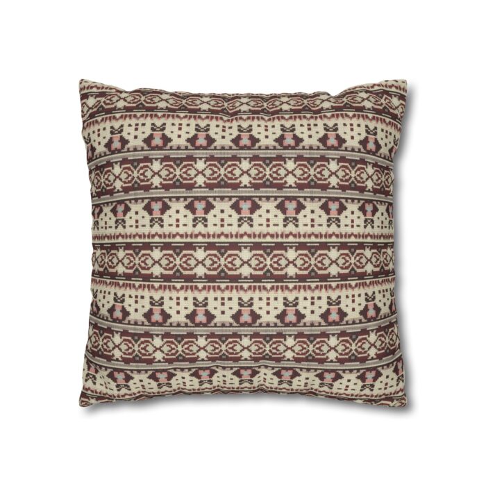 Vintage Cozy Faux Suede Square Pillowcase - Image 7