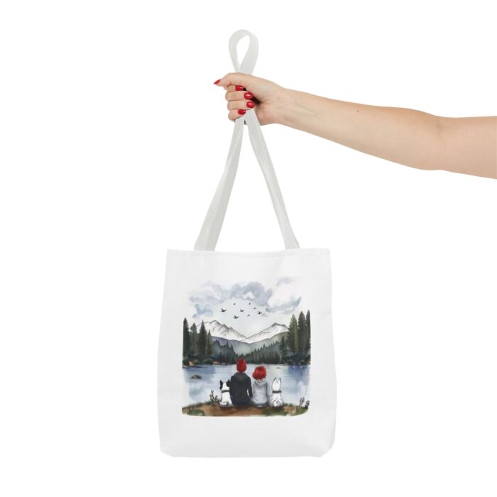 Two dogs, you and me Tote Bag (AOP) - Image 12