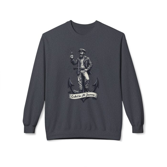 Crafted for all journeys Unisex Midweight Softstyle Fleece Crewneck Sweatshirt - Image 17
