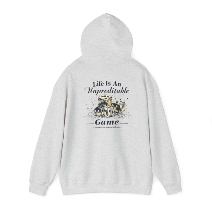 Life Is An Unpredictable Game Unisex Heavy Blend™ Hooded Sweatshirt - Image 3