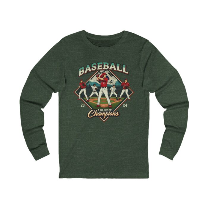A GAME OF CHAMPIONS Unisex Jersey Long Sleeve Tee - Image 9