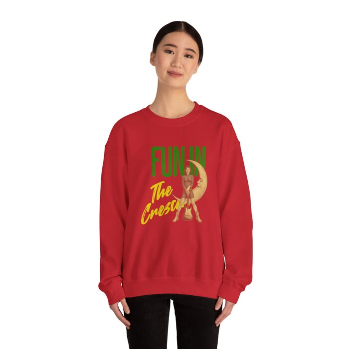 Fun in the crescent Unisex Heavy Blend™ Crewneck Sweatshirt - Image 32