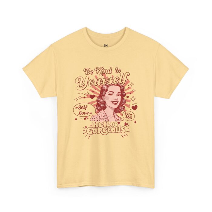 Be Kind to Yourself Unisex Heavy Cotton Tee - Image 11