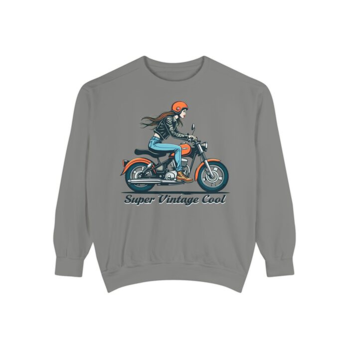 Super vintage cool Unisex Garment-Dyed Sweatshirt - Image 13