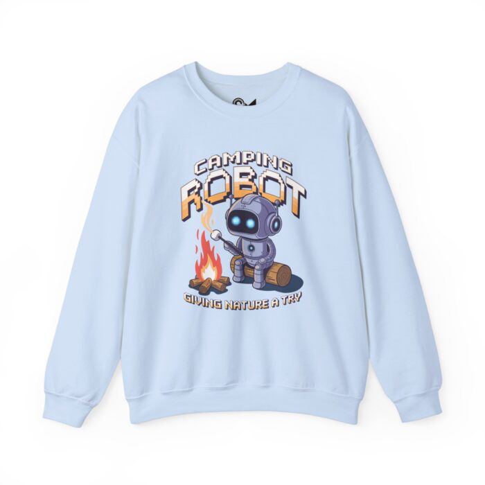 Camping robot Unisex Heavy Blend™ Crewneck Sweatshirt - Image 21