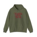 Faith over fear Unisex Heavy Blend™ Hooded Sweatshirt