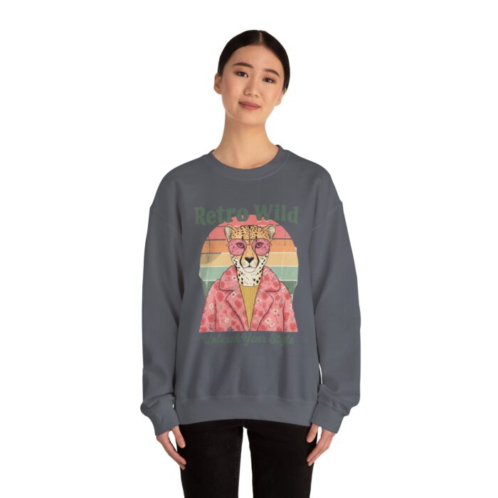 Retro wild Unisex Heavy Blend™ Crewneck Sweatshirt - Image 16