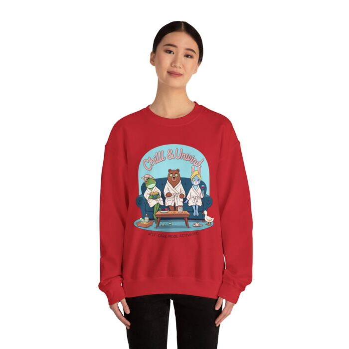 Chill & Unwind Unisex Heavy Blend™ Crewneck Sweatshirt - Image 40