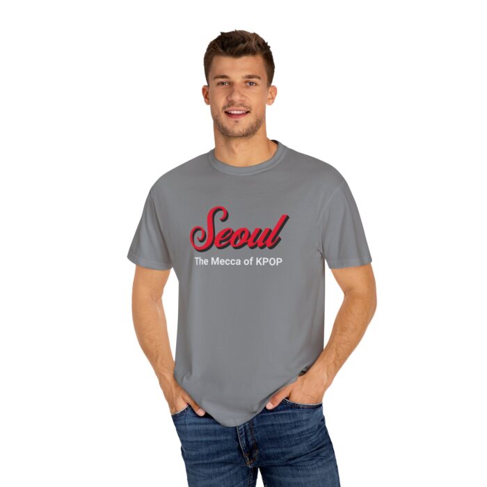 Seoul K-Pop Unisex Garment-Dyed T-Shirt - Trendy & Stylish - Image 4