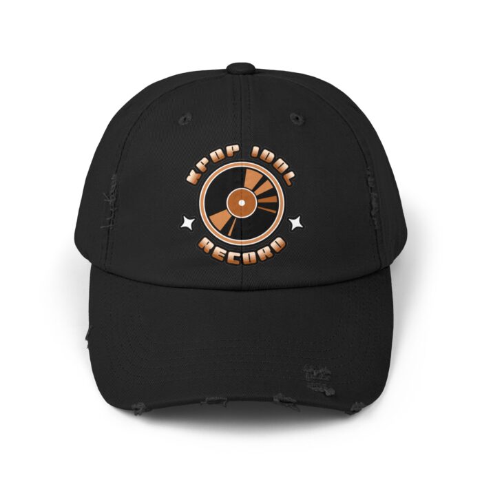 KPOP Idol Record Unisex Distressed Cap