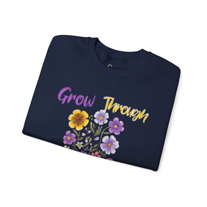 Grow Through What You Go Through Unisex Heavy Blend™ Crewneck Sweatshirt - Image 11